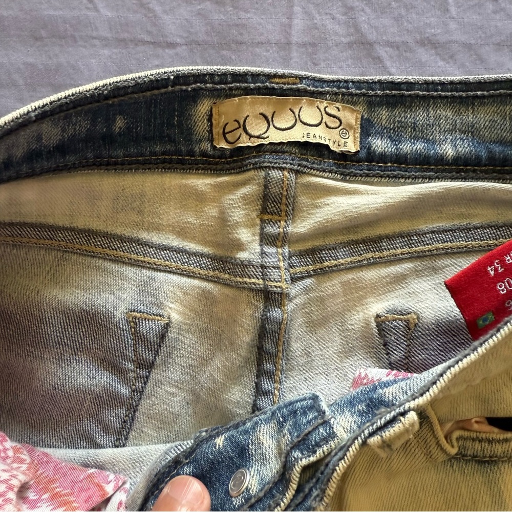 Equus Jeanstyle Women’s Y2K Light Wash Bootcut Jeans Size 8 - Picture 6 of 11
